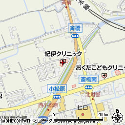 和歌山県御坊市湯川町小松原615-1周辺の地図