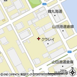 福岡県北九州市小倉北区西港町86周辺の地図