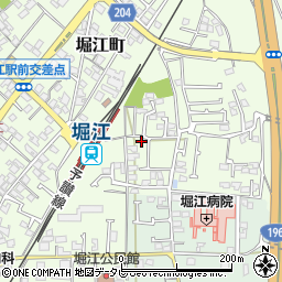 愛媛県松山市堀江町甲-1445周辺の地図