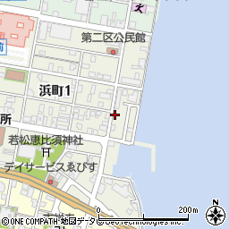 若松・人形館周辺の地図