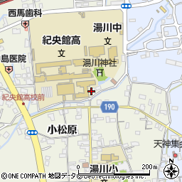 和歌山県御坊市湯川町小松原86周辺の地図