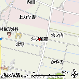 徳島県阿南市見能林町（沖ノ須賀）周辺の地図