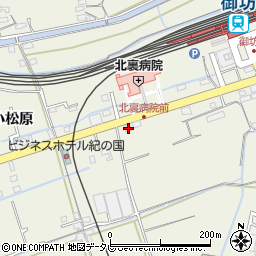 和歌山県御坊市湯川町小松原456周辺の地図