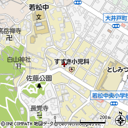 福岡県トラック協会　若松分会周辺の地図