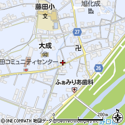 和歌山県御坊市藤田町藤井2107-1周辺の地図