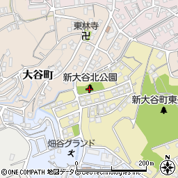 新大谷北公園周辺の地図