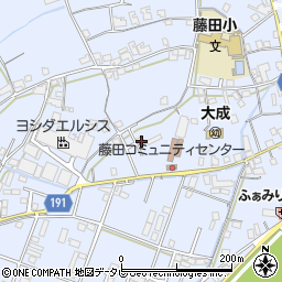 和歌山県御坊市藤田町吉田3周辺の地図