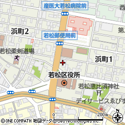 タケシタ調剤薬局若松店周辺の地図