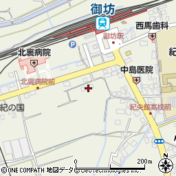 和歌山県御坊市湯川町小松原444周辺の地図