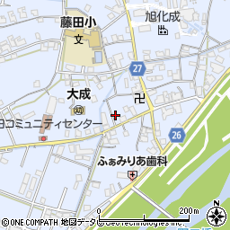 和歌山県御坊市藤田町藤井2082-3周辺の地図