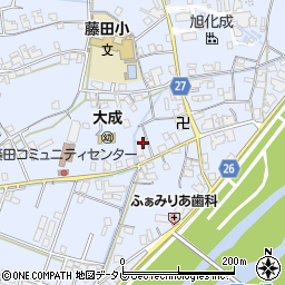 和歌山県御坊市藤田町藤井2105周辺の地図