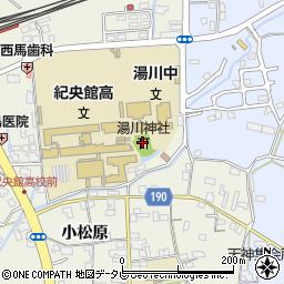 和歌山県御坊市湯川町小松原87周辺の地図