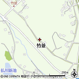 福岡県北九州市若松区竹並2115周辺の地図