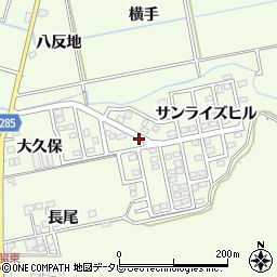 徳島県阿南市中林町サンライズヒル周辺の地図