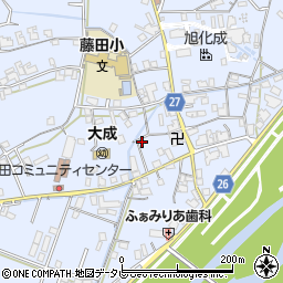 和歌山県御坊市藤田町藤井2084周辺の地図