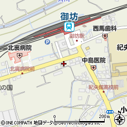 和歌山県御坊市湯川町小松原366-2周辺の地図