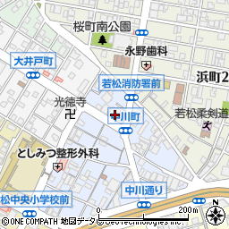 福岡銀行若松支店 ＡＴＭ周辺の地図
