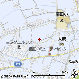 和歌山県御坊市藤田町吉田22周辺の地図