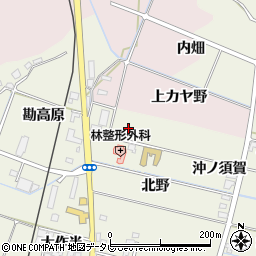 徳島県阿南市見能林町堤ノ内周辺の地図