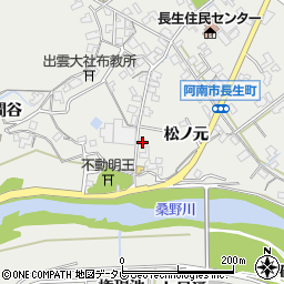 徳島県阿南市長生町諏訪ノ端13-1周辺の地図