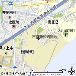 福岡県北九州市門司区松崎町周辺の地図