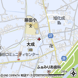和歌山県御坊市藤田町藤井2086周辺の地図