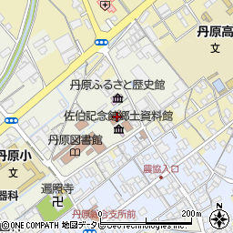 丹原公民館周辺の地図