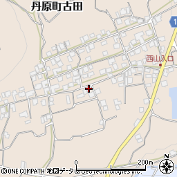 愛媛県西条市丹原町古田1360周辺の地図