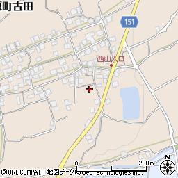 愛媛県西条市丹原町古田甲-1332周辺の地図