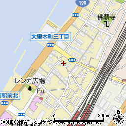 ファミリーマート門司大里本町店周辺の地図