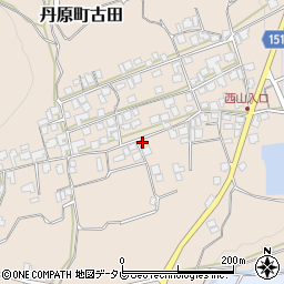 愛媛県西条市丹原町古田甲-1342周辺の地図
