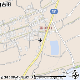 愛媛県西条市丹原町古田812周辺の地図
