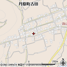 愛媛県西条市丹原町古田1387周辺の地図