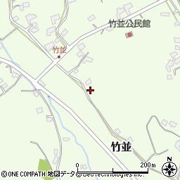福岡県北九州市若松区竹並2158-1周辺の地図