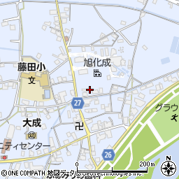 和歌山県御坊市藤田町藤井2251周辺の地図