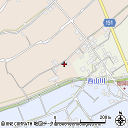 愛媛県西条市丹原町古田889周辺の地図