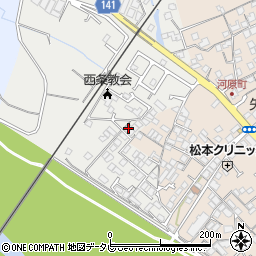 愛媛県西条市神拝甲7-3周辺の地図