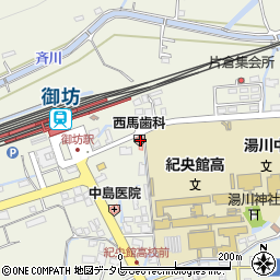 和歌山県御坊市湯川町小松原374周辺の地図