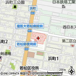ヤマザキＹショップ産業医科大学若松病院店周辺の地図
