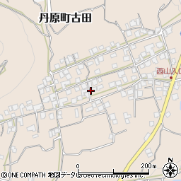 愛媛県西条市丹原町古田甲-1384周辺の地図