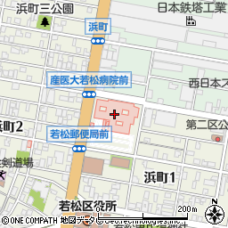 西日本シティ銀行産業医科大学若松病院 ＡＴＭ周辺の地図