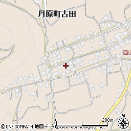 愛媛県西条市丹原町古田1377周辺の地図