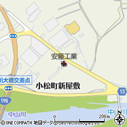 安藤工業株式会社　セメント事業部周辺の地図