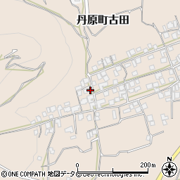 愛媛県西条市丹原町古田1527周辺の地図