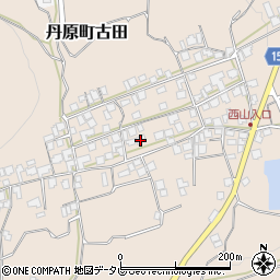 愛媛県西条市丹原町古田1382周辺の地図