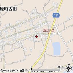 愛媛県西条市丹原町古田甲-1370周辺の地図