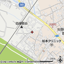 愛媛県西条市神拝甲26周辺の地図