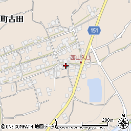 愛媛県西条市丹原町古田甲-1369周辺の地図