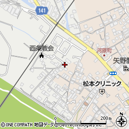 愛媛県西条市神拝甲26-4周辺の地図