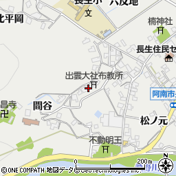 徳島県阿南市長生町周辺の地図